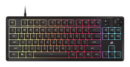 Corsair K55 CORE TKL klawiatura Gaming USB QWERTY Angielski Czarny