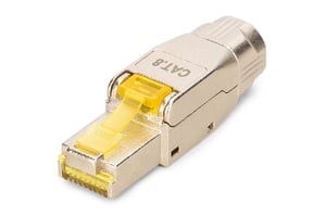 Digitus DN-93838 wtyczka RJ-45 Srebrny, Żółty