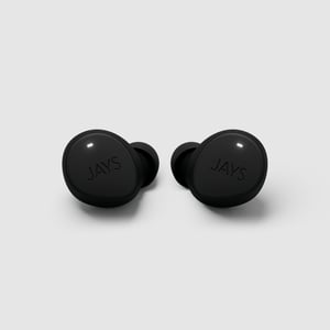 JAYS m-Five True Wireless Zestaw słuchawkowy Bezprzewodowy Douszny Bluetooth Czarny