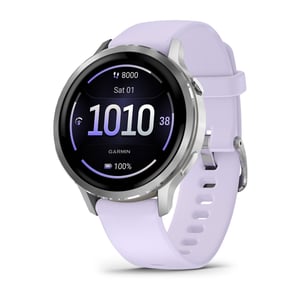 Garmin Venu 4 3,05 cm (1,2") AMOLED 41 mm Digital 390 x 390 px Touchscreen Silber Wi-Fi GPS