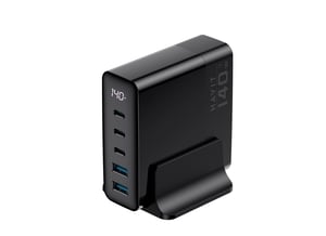 Havit UCLE004 EU - pięcioportowa ładowarka podróżna GaN 140 W, czarna