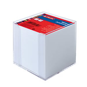 Herlitz 10410801 Square Plastic White Paper Dispenser