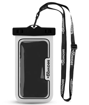 SEAWAG NEXTW1 pokrowiec na telefon komórkowy 17,3 cm (6.8") Etui zamykane Czarny, Biały