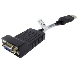 HP 753745-001 kabeladapter 0,2 m DisplayPort VGA Svart