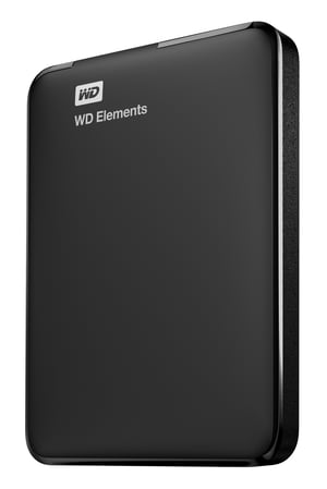 Western Digital WD Elements Portable zewnętrzny dysk twarde 2 TB 2.5" Micro-USB B 3.2 Gen 1 (3.1 Gen 1) Czarny