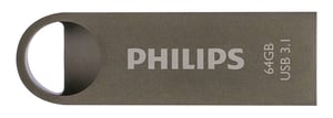 Philips Moon Edition 3.1 64 GB USB Flash Drive, USB Type-A 3.2 Gen 1 (3.1 Gen 1), Gray