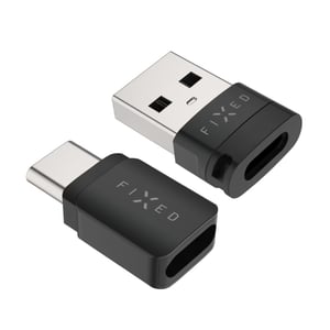FIXED FIXA-BLC-BK Port Blocker USB Type-A and USB Type-C Port Blocker, Black, 1 pc.