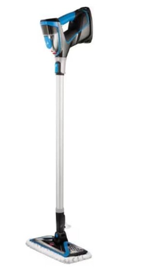 Bissell 1946218 Steam Vacuum Cleaner and Steam Mop, 0.3 L, 1600 W, Blue, Black