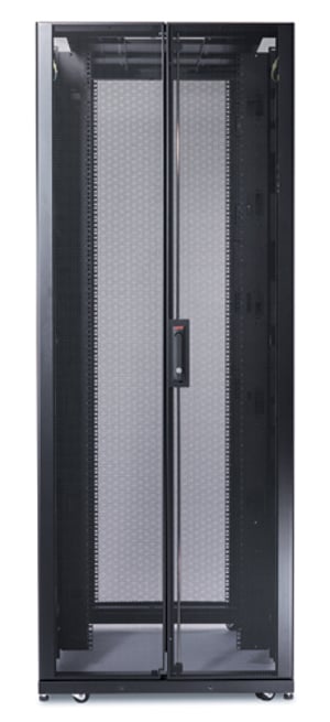 APC NetShelter SX 42U 750 mm bred x 1200 mm djup skåp Fristående skåp Svart