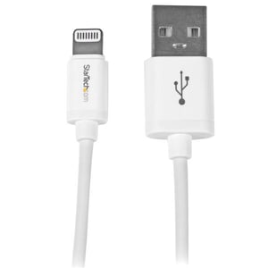 StarTech USBLT1MW Lightning-kabel 1 m Vit
