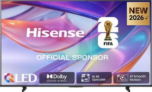 Hisense 43E7S 109,2 cm (43") 4K Ultra HD Smart TV Wi-Fi Czarny 300 cd/m²