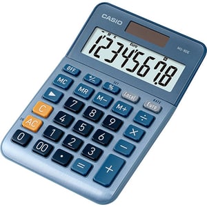 Casio MS-80E kalkulator Kieszeń Kalkulator finansowy Niebieski