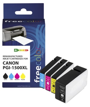 Freecolor K10404F7 Ink Cartridge, 4-Pack. Replacement High (L) Yield Black, Cyan, Magenta, Yellow