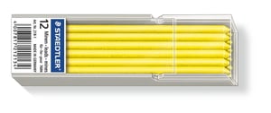 Staedtler Lumocolor 218 Marker Refills, Yellow, 12-pack