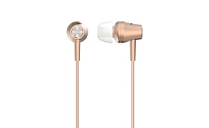 Genius Computer Technology HS-M360 Kopfhörer-Set, kabelgebunden, In-Ear, Gold, Metallic