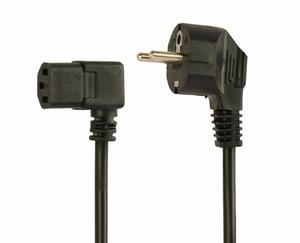 Gembird PC-186A-VDE1B-1.5M Power Cable, Black, 1.5 m, F-type IEC C13 Power Plug