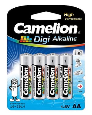Camelion LR6-BP4DG Jednorazowa bateria AA Alkaliczny