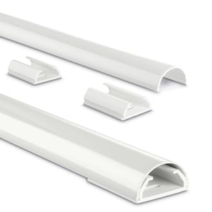 Hama 00220988 Universal Cable Organizer, White, 1 pc.