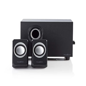 Nedis CSPR10021BK högtalarset 16 W PC Svart 2.1-kan.