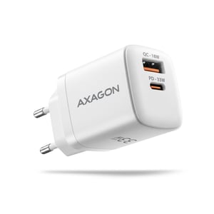 Axagon ACU-PQ33W ładowarka do urządzeń przenośnych Uniwersalne, Tablet, Telefon komórkowy, Power bank, Smartfon, Smartwatch Biały Prąd przemienny Szybkie ładowanie Wewnętrzna
