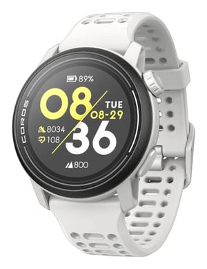 Coros Pace 3 3,05 cm (1.2") LCD 41.9 mm Cyfrowy 240 x 240 px Ekran dotykowy Czarny, Biały Wi-Fi GPS