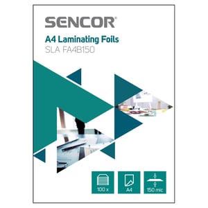 Sencor SLA FA4B150 lamineringsfilm A4, 100 st.