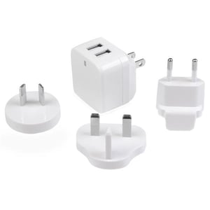 StarTech USB2PACWH laddare för bärbara enheter – smartphone, surfplatta – vit – växelström – för inomhusbruk