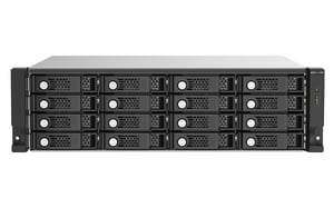 QNAP TL-R1620Sep-RP HDD Enclosure, Black, Gray, 2.5/3.5"