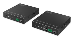 Digitus fiberoptisk KVM IP HDMI-förlängare, 4K/60 Hz