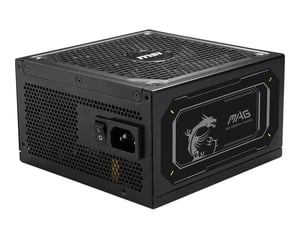 MSI MAG A1000GL PCIE5 II 1000 W Power Supply Module, 24-pin ATX, Black