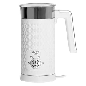 Adler AD 4494 Milk Frother/Warmer Automatic Milk Frother/Warmer Metallic, White