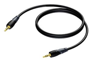 PROCAB CLA716/0.7 kabel audio 0,75 m 3.5mm Czarny, Szary
