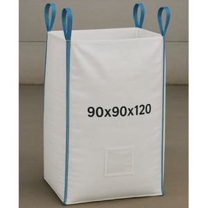 Extralink BIG BAG U+2 90X90X120CM 1200KG 960 l 1 szt. Biały