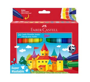 Faber-Castell 154324 Filzstift, verschiedene Farben, 24 Stück