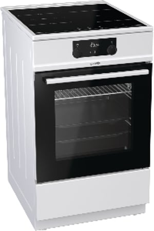 Gorenje EIT5355WPG pierkarnik Kuchenka wolnostojąca Prąd elektryczny Płyta indukcyjna strefowa Czarny, Biały