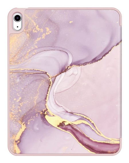 Tech-Protect 5906302309979 etui na tablet 27,7 cm (10.9") Etui z klapką Marmurowy kolor, Różowy