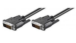 Wentronic DVI-D Dual Link M/M 3m kabel DVI Czarny