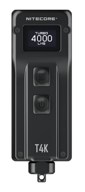 Nitecore T4K ficklampa Svart LED-ficklampa med nyckelring