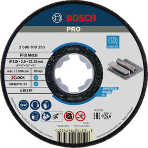Bosch 2 608 619 253 11.5 cm Diamond Blade Diamond blade for continuous cutting edges