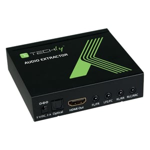 Techly IDATA HDMI-EA74K ljudkonverterare Svart