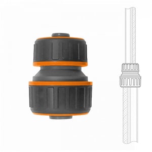 Daewoo DWC3200 Garden Hose Connector, Plastic, Black, 1 pc.