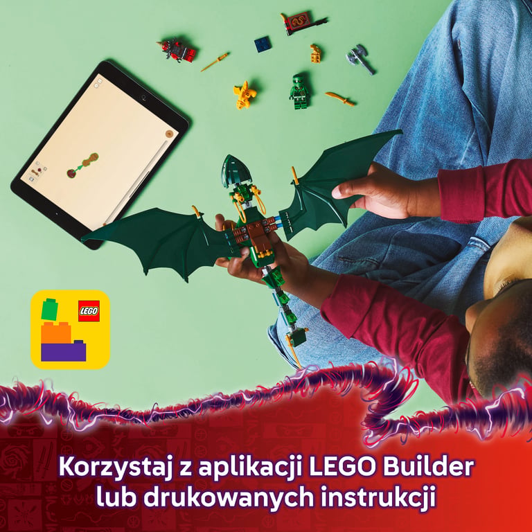 LEGO NINJAGO Zielony leśny smok Lloyda