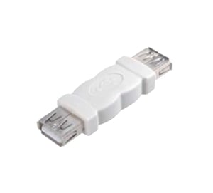 Vivanco High-grade USB 2.0-compatible USB-A adapter, White