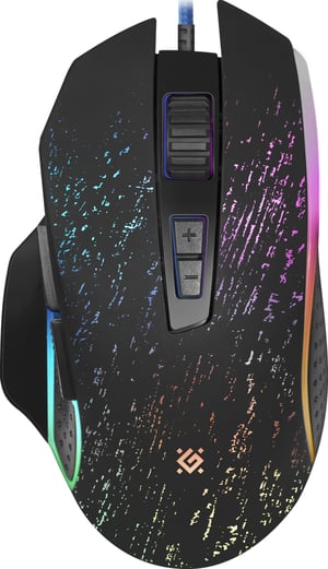 Defender Syberia GM-680L myszka Gaming Po prawej stronie USB Typu-A Optyczny 3200 DPI