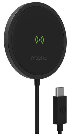 mophie 401307634 laddare för mobila enheter Smartphone Svart Växelström Trådlös laddning Inbyggd