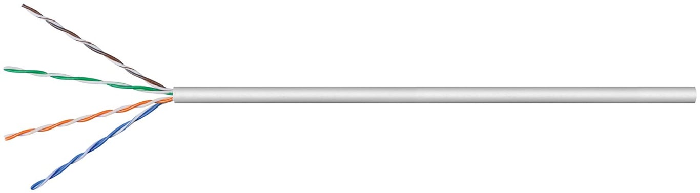 Goobay 68941 kabel sieciowy Szary 100 m Cat5e U/UTP (UTP)