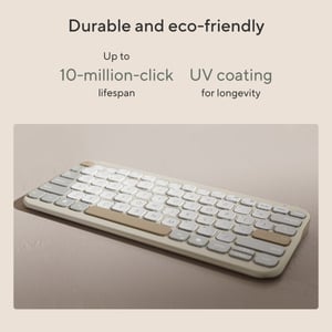 ASUS KW100 KEYBOARD/BG/UI/80 klawiatura Uniwersalne Bluetooth Beżowy