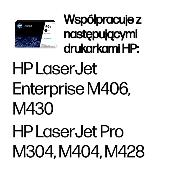 HP Oryginalny czarny toner 59X LaserJet o dużej wydajności