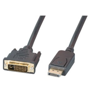 EFB Elektronik K5564SW.1V2 adapter kablowy 1 m DVI DisplayPort Czarny