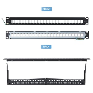 StarTech C6PANELSTP241U panel krosowniczy 1U